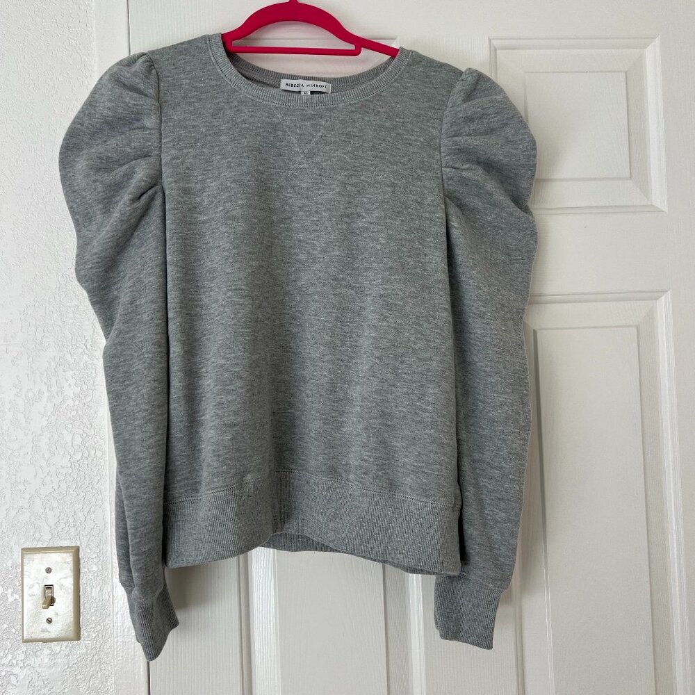 Rebecca Minkoff Janine Pleated-Shoulder Sweatshirt